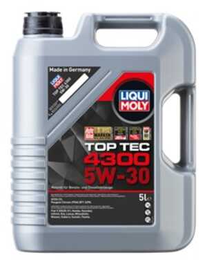 Motorolja Liqui Moly Top Tec 4300 5W-30 5L, Universal