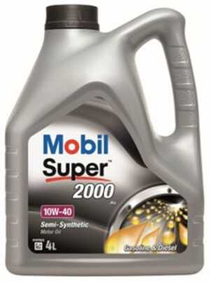 Motorolja Mobil Super 2000 X1 10W-40, 4L, Universal