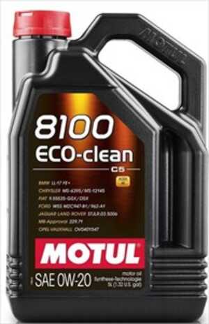 Motorolja MOTUL 8100 ECO-CLEAN 0W-20 5L, Universal