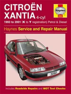 Petrol & Diesel Haynes Reparationshandbok, Citroën Xantia, Universal - 47039 - OE 3082, 9781844251810