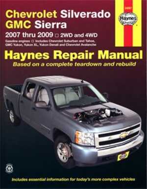 Sierra Haynes Reparationshandbok, Chevrolet Silverado & Gmc, Universal, 24067