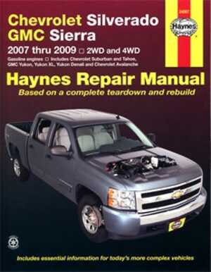 Sierra Haynes Reparationshandbok, Chevrolet Silverado & Gmc Hayne - 174879 - OE 24067