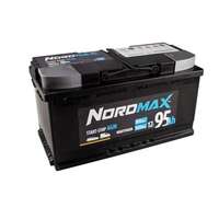 Startbatteri. Nordmax AGM   12V 95Ah 850A, passar många modeller, 000915105CE, 0055411001, 13577841, 1552705, 30695118, 30695142, 306961