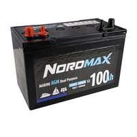 Startbatteri Nordmax Agm Marin 12v 100ah 950a, Universal