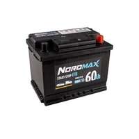Startbatteri. Nordmax EFB   12V 60Ah 560A, passar många modeller, 000915105EB, 1620012480, 1620012680, 1734610, 1S0915105A, 24410 JD22A,