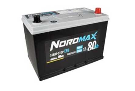 Startbatteri. Nordmax EFB   12V 80Ah 780A, bmw,lexus,mazda,mitsubishi,toyota, 8201A173