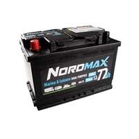 Startbatteri. Nordmax Fritids  12v 72ah 640a, Universal