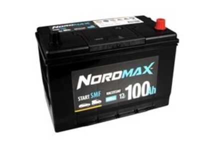 Startbatteri. Nordmax SMF   12V 100Ah 800A, passar många modeller, 01579A110K, 2880026141, 28800-26141, 2880067080, 28800-67080