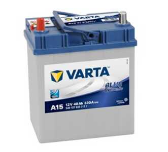 Startbatteri Varta Blue Dynamic A15 12v 40ah 330a, daewoo,daihatsu,mazda,mitsubishi,nissan,suzuki,toyota, 244104A00A, 244104A00