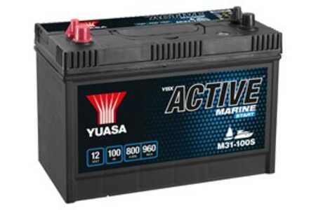Startbatteri Yuasa marin : 12 V / 100 Ah, Universal