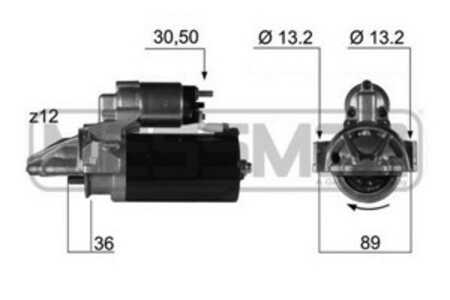 Startmotor, citroën,fiat,ford,land rover,peugeot, 1372739, 1385378, 1574338, 1669558, 1709189, 1740947, 5802 AS, 5802 FC, 675 0