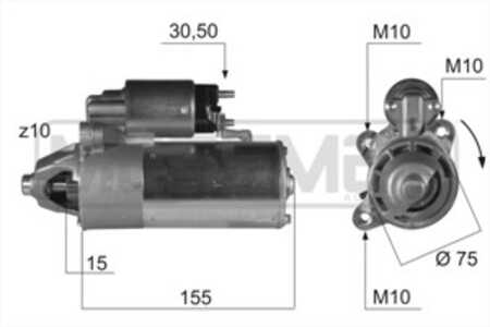 Startmotor, ford tourneo connect, transit connect, 1477974, 2T14 11000 CA, 2T14 11000 CB, 2T14 11000 CC, 4376943, 4424968