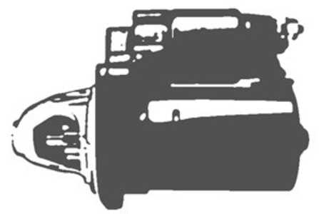 Startmotor, daf 400-serie skåp, M 2 T 50371, M 2 T 50381, M 2 T 50391, MM409414