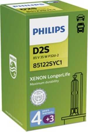 Xenonlampa PHILIPS Xenon LongerLife D2S P32d-2, passar många modeller, 000223265, 07 11 9 904 790, 07.92008-1805, 088 2009, 091
