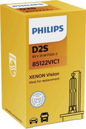 Xenonlampa PHILIPS Xenon Vision D2S P32d-2, passar många modeller, 000223265, 07 11 9 904 790, 07.92008-1805, 088 2009, 0911720