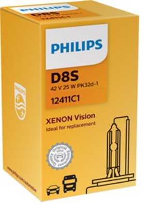 Xenonlampa PHILIPS Xenon Vision D8S PK32d-1, ssangyong,suzuki,kia,citroën,porsche,toyota,vw,opel,hyundai,ford usa,ford,ds,audi,