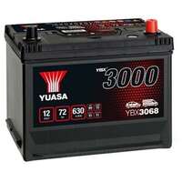 Yuasa  Batteri 12V 72Ah 630A, passar många modeller, 01579A102K, 1060816, 11714689, 2441007H73, 25417801, 25418701, 28800-0H160, 2880030