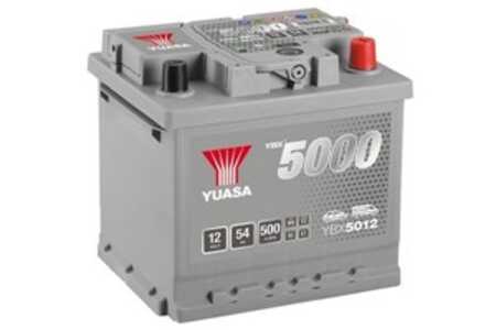 Yuasa  Silver Högprestanda Batteri 12V 54Ah 500A, passar många modeller, 000915105DC, 11807951, 1201210, 1581453, 1U2J10655A4A,