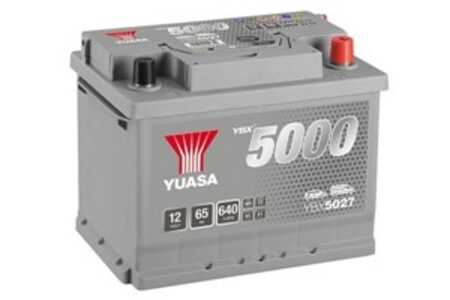 Yuasa  Silver Högprestanda Batteri 12V 65Ah 640A, passar många modeller, 000915105AD, 1139435, 12782115, 1526985, 1632648780, 1