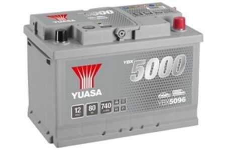 Yuasa  Silver Högprestanda Batteri 12V 80Ah 740A, passar många modeller, 0000007571547, 1133130, 12799128, 1307572, 1334384080,